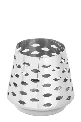 Fink LUMA, Windlicht, Edelstahl , silber, H. 9 cm, D. 10 cm 159042