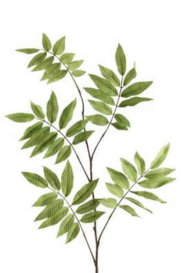 Fink BLATT, Kunstblume, Kunstfasern, grün, L. 102 cm, B. 24 cm, H. 1 cm Höhe: