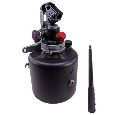 Chapel Hand Doppelhub Hydraulikpumpe / Druckpumpe 160 bar inkl. 6 Liter Tank