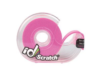 Klettband - Rolle 2m x 2cm - fluo rosa Farbe