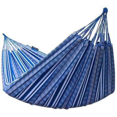 Potenza Hängematte 220x140 Belastbarkeit bis 160 kg 100% Baumwolle Doppelhängematte