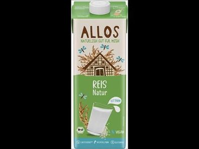 Allos 6x Reis Natur Drink 1l