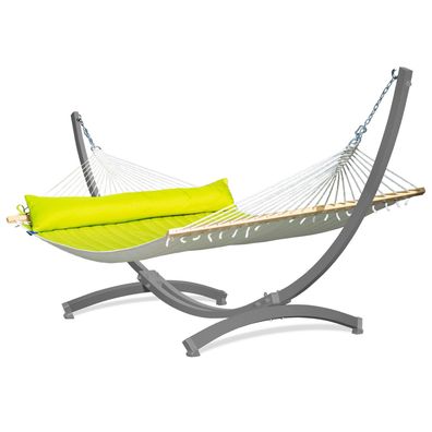 Potenza Hängematte 210x140 mit Tytan Gestell für 2 Personen Stabhängematte