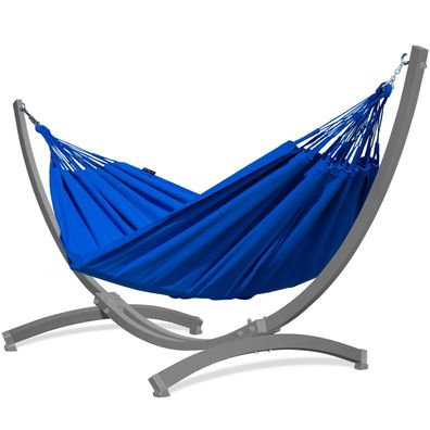 Potenza Hängematte 220x160 mit Verzinkung Tytan Gestell für 2 Personen 350kg
