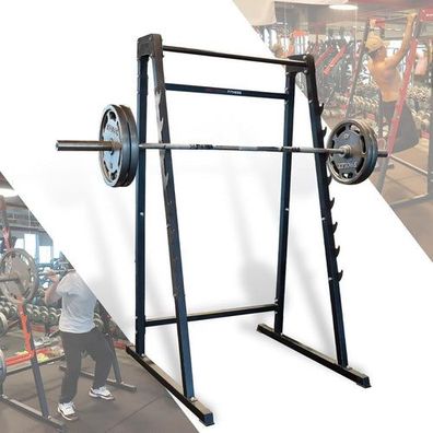 Word een krachtige krachtpatser met dit squatrek! Squat rack, halterrek