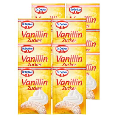 Dr. Oetker Vanillin Zucker aromatisch für Süßspeisen 80g 12er Pack