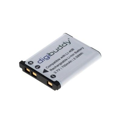 digibuddy - Ersatzakku kompatibel zu Olympus LI-40B / Nikon EN-EL10 / Fuji NP-45