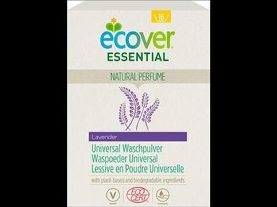 Ecover Essential 6x Universal Waschpulver Lavendel 1200g