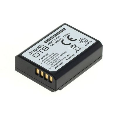 OTB - Ersatzakku kompatibel zu Canon LP-E10 - 7,4 Volt 950mAh Li-Ion