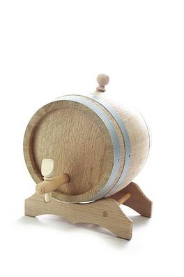 MoonshinersChoice" 3 Liter Fass mit Ständer | Eichenholz