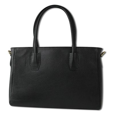Toscanto Damen Schultertasche Leder Tasche schwarz OTT167SS1