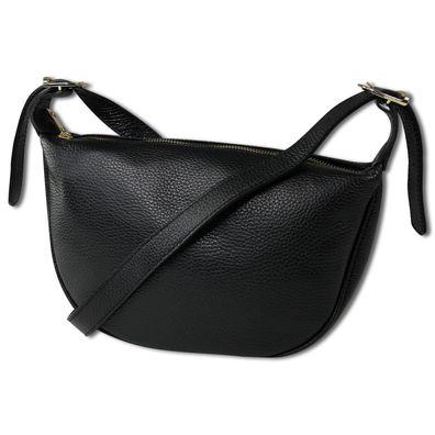 Toscanto Damen Umhängetasche Leder Tasche schwarz OTT835US1
