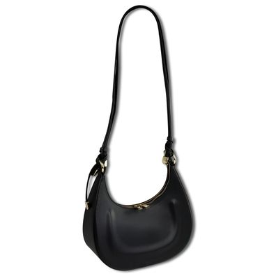 Toscanto Damen Umhängetasche Leder Tasche schwarz OTTM814US