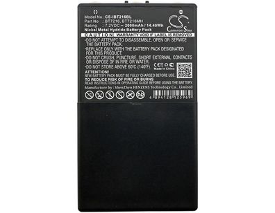 Ersatzakku - CS-IBT216BL - ITOWA Boggy / 26.105 - 7,2 Volt 2000mAh Ni-MH