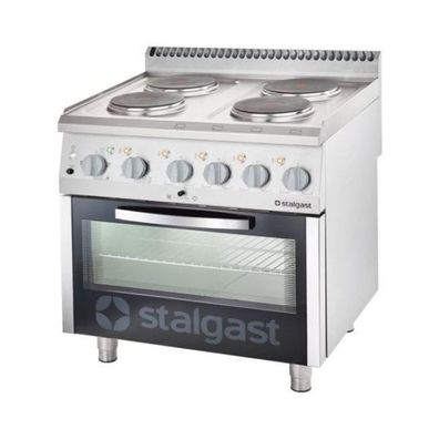 Stalgast Elektro-Herd Mit Backofen (Gn 21), 800 X 700 X 850