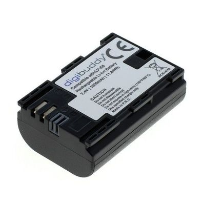 digibuddy - Ersatzakku kompatibel zu Canon LP-E6 / LP-E6N - 7,4 Volt 1600mAh Li-Ion