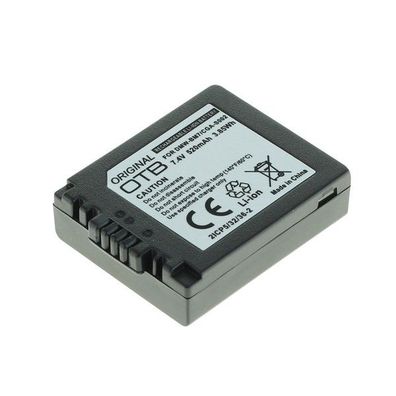 OTB - Ersatzakku kompatibel zu Panasonic DMW-BM7 / CGA-S002 - 7,4 Volt 520mAh Li-Ion
