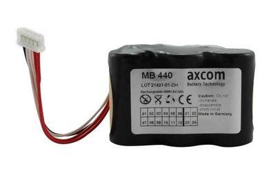 Ersatzakku - Fresenius MCM 440 / MCM 550 / Optima - 6 Volt 3000mAh Ni-MH