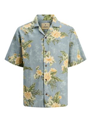 Jack & Jones florales Hemd in Übergröße