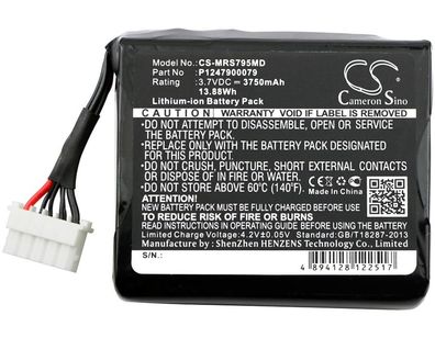 Ersatzakku - CS-MRS795MD - Masimo 23794 / Radical Pulse Oximeter - 3,7 Volt 3750mA