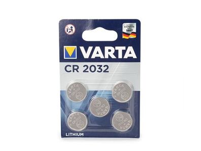 Varta - CR2032 - 3 Volt 230mAh Lithium (5er Blisterverpackung)