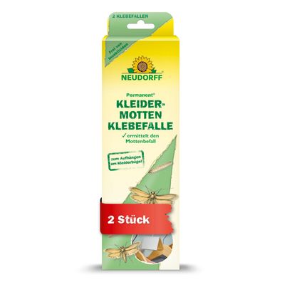 Neudorff Permanent Kleidermotten-Klebefalle - 2 Stück