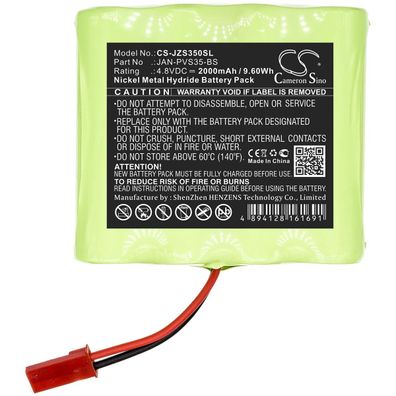Ersatzakku - CS-JZS350SL - JANDY Zodiac Polaris Sol 1000 pool control system