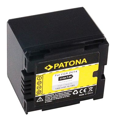 Ersatzakku - Panasonic CGA-DU14 / NV-GS10 - 7,2 Volt 1400mAh Li-Ion