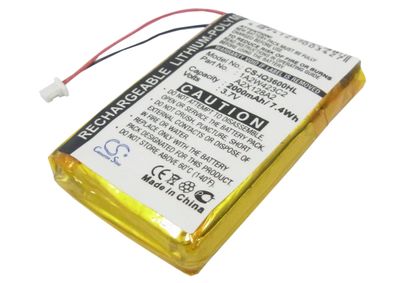 Ersatzakku - CS-IQ3600HL - Garmin iQue 3200 / 3600 / 1A2W423C2 - 3,7 Volt 2000mAh