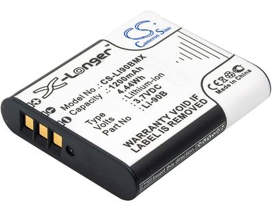 Ersatzakku - CS-LI90BMX - Olympus Li-90B / Tough TG-1 - 3,7 Volt 1200mAh Li-Ion