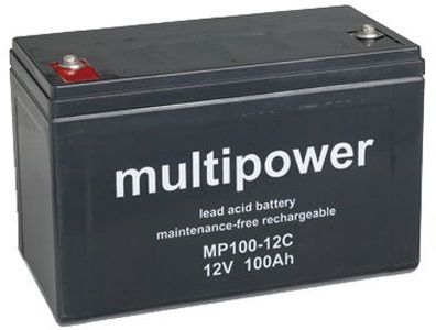 Multipower - MP100-12C - 12 Volt 100Ah Pb
