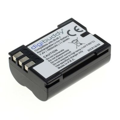 digibuddy - Ersatzakku - Olympus C-5060 Wide Zoom / E-1 / BLM-1 - 7,4 Volt 1600mAh