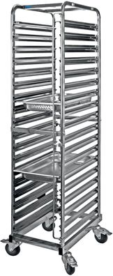Saro Regalwagen für Backbleche 600 X 400 mm Modell Liam, Maße B 620 X T 420 X H 1735