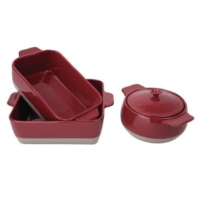 Olympia Bräter rot taupe 4,2L,1 Stück rechteckig
