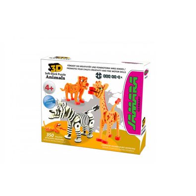 Jamara - 3D Soft-Steck Puzzle Animals