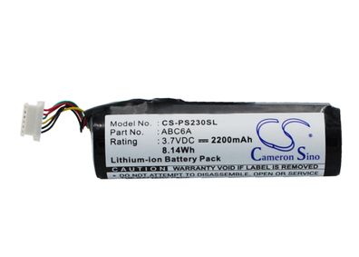 Ersatzakku - CS-PS230SL - Philips PMC7230 / ABC6A - 3,7 Volt 2200mAh Li-Ion