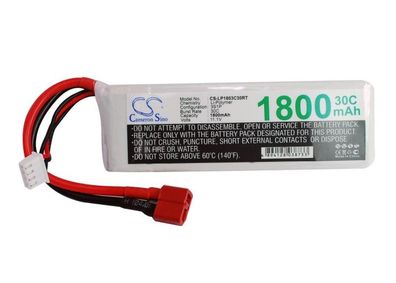 Ersatzakku - CS-LP1803C30RT - RC CS-LP1803C30RT - 11,1 Volt 1800mAh Li-Polymer