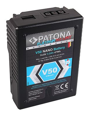 Ersatzakku - Sony DSR 250P / BP150w / V-Mount - 14,8 Volt 3200mAh Li-Ion