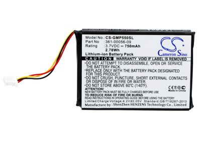 Ersatzakku - CS-GMP550SL - Garmin 361-00056-07 / Drive 60 / Pro 550 dog training