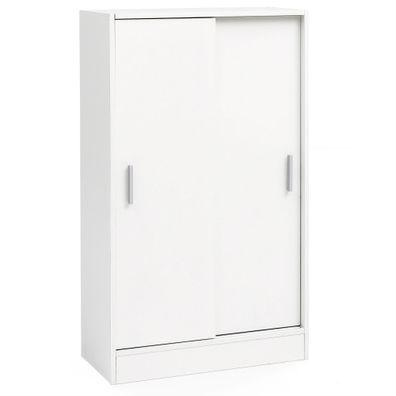 Aktenschrank – Holz, Weiß, 60x107,5x28,5cm, wasserabweisend & kratzfest, modern