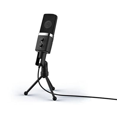 uRage Stream 900 HD USB-Gaming-Mikrofon mit Kopfhörerausgang für PC &amp; Konsole – S