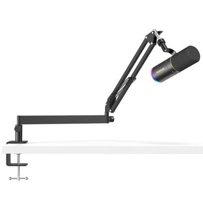 TONOR XLR/USB Gaming Mikrofon mit Arm, RGB &amp; für PC/PS5/Studio TD520S