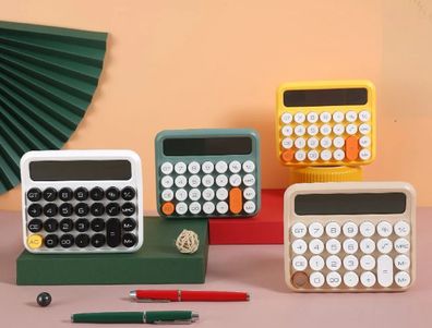Niedlicher elektronischer Taschenrechner JN-800: Leise und kreativ für Büro, Schule u