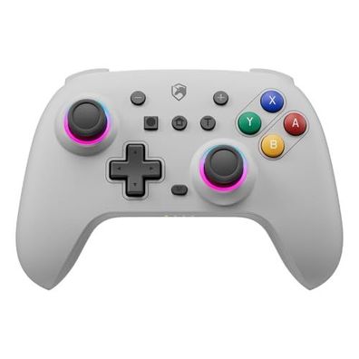 EUNTDer Retro-Stil Schalter-Controller, RGB Pro Schalter-Controller mit Halle Joystic
