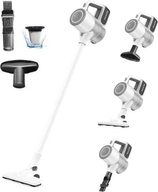 VersLife 6-in-1 Akku-Staubsauger für Hartböden, Teppich &amp; Tierhaare