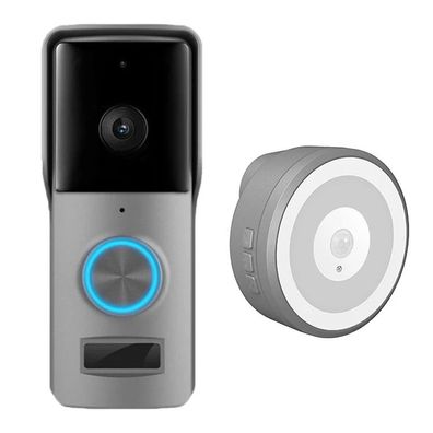 WF005-708BD Drahtlose Türklingelkamera 2,4 g Wifi-türglock - Grau