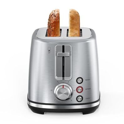 2 Schlitz-Toaster mit extra breiten 1,5 Zoll Schlitzen &amp; herausnehmbarem Krümelbe