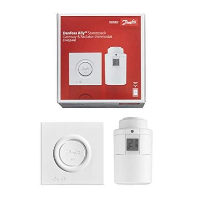 Danfoss Ally Starter Set – Heizkörperthermostat &amp; Gateway – Präzises intelligente