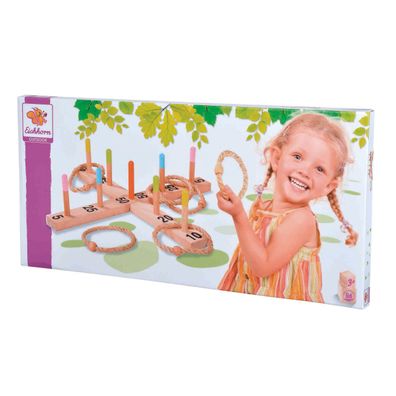 Eichhorn Ringwurfspiel Holz 50x50cm Outdoor Garten Geschicklichkeit