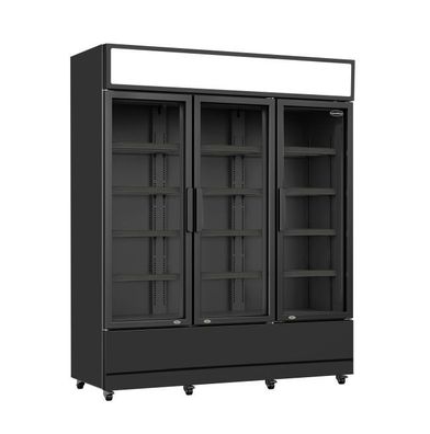 Gastronomie Combisteel Kühlschrank Profi-Line mit 2 Glastüren 1400 Liter und Umluft